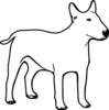 Dog Outline Clip Art